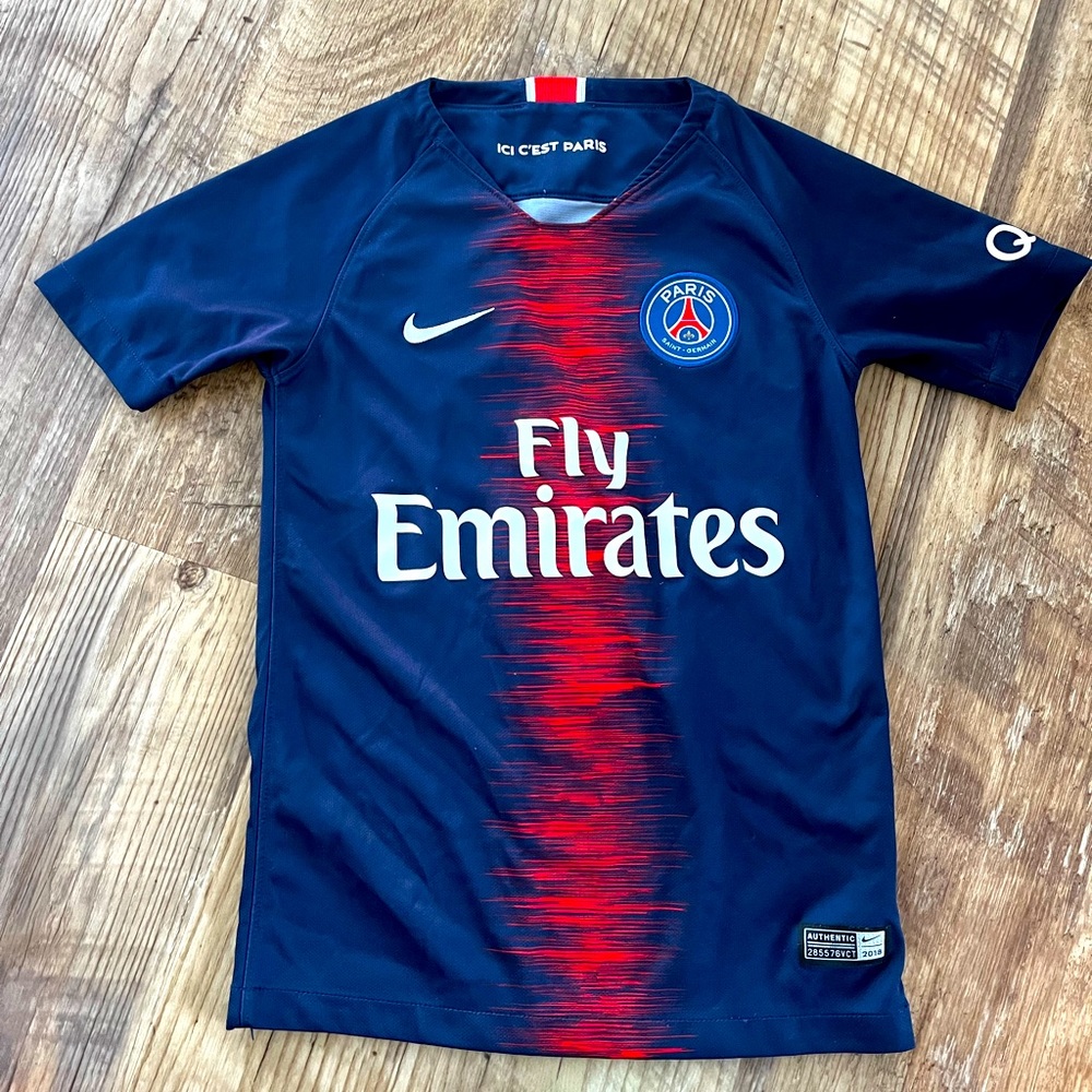 Kids Nike PSG Mbappe #7 Jersey, Size YS
